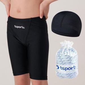 TS스포츠 남아수영복 남아동 5부 바지 어린이 주니어 초등학교 생존 수영복 2506(하의) 수영모포함