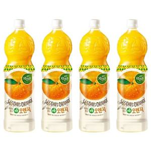 웅진 자연은 오렌지 1.5L x 4페트 과일주스