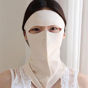 [루즈루나] 루먼 자외선차단 쿨 여름 골프마스크 얼굴햇빛가리개 넥타입 러닝 마스크