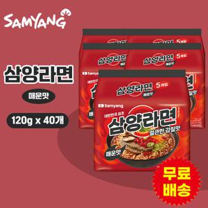 [삼양] 삼양라면 매운맛 (120gx40개)