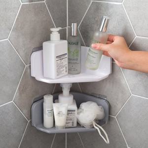 [모나코올리브]무타공 모던 욕실선반 욕실코너선반 욕실수납장