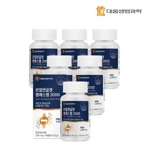 대웅생명과학 관절연골엔 엠에스엠 2000 120정 6박스(12개월분) / 관절 연골 MSM 100% 식이유황 뼈건강