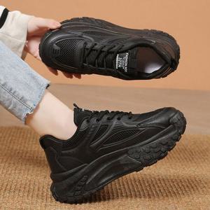 스니커즈 운동화 검정 통굽 10대 20대 대학생 데일리 슈즈 여성