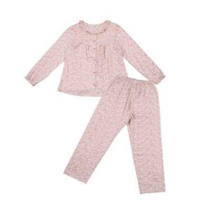 갤러리아_비비안 이중거즈 플라워나염 순면 긴팔잠옷 WP8872R/RPK