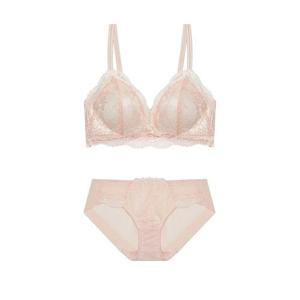 [에블린]헴팬티세트 투톤 브라렛 (크림베이지) LIGHT BEIGE EBBRFA116H