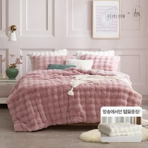 (SS/10%앱할인)에어룸 LUX 프리미엄 라셀퍼 침구세트(이불+베개커버1+슬림토퍼 +방송에서 블랭킷 1장 더)