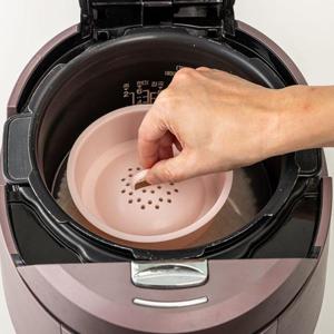 이지앤프레쉬 다요텐 저당 밥짓기 저칼로리 밥솥 실리콘 당질 분리 트레이 1개