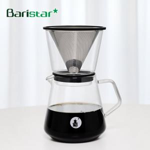 바리스타 스텐필터 유리드립세트 600ml (BDG1) [스텐커피필터/커피드리퍼/핸드드립]