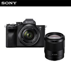 소니 카메라 A7M4K (SEL2870 렌즈킷) + SEL35F18F 단렌즈 패키지 / 풀프레임 미러리스 알파