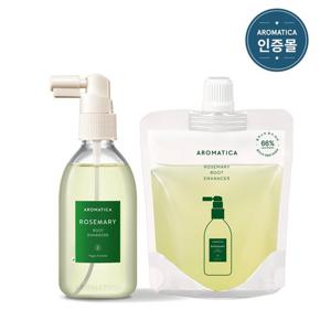 [모근영양 헤어토닉] 아로마티카 로즈마리 루트 인핸서 100ml+리필100ml