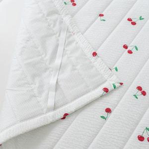 여름침대패드 체리 여름 침대 밴딩 패드 SS 시어서커 시원한 침구 시어서커패드 HWC793CC