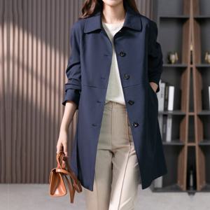 ★마감할인★ [블랙퀸] *실물만족* 엔클라 루즈핏 데일리 트렌치 코트 blk002383