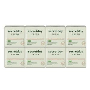 [시크릿데이]시크릿데이 프레쉬 유기농 비건 생리대 중형 16p X 8팩