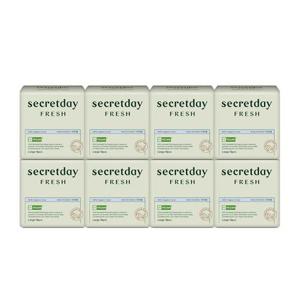 [시크릿데이]시크릿데이 프레쉬 유기농 비건 생리대 대형 14p X 8팩