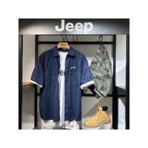 [지프]JEEP Jeep  여성 빈티지 반팔 남방_밀리터리 반바지 밀리터리룩_2 JN2PTU856_GL2SHU151_2