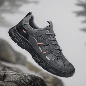남성 메쉬 트레킹화 가벼운 등산화 경량 발편한 신발