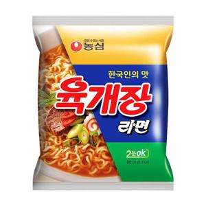 농심 육개장라면 116g X 32봉