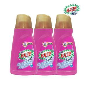 [옥시크린] O2액션 리퀴드 표백제 1L x3개