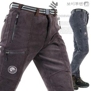 [보이투맨]HSWD3W 남성 코듀로이 골덴 기모 등산바지 골프웨어