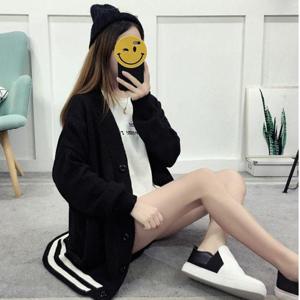 오버핏가디건 데일리니트가디건 가을겨울 간절기자켓 (WB15F11)