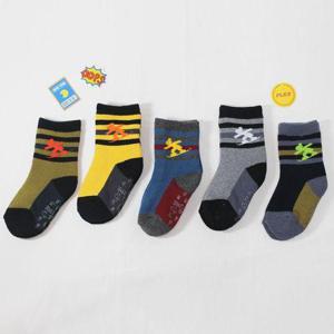 [키즈퓨처]스키링 5종세트 도톰 양말 유아 어린이 초등 아기 여아 남아