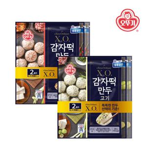 [오뚜기] X.O.감자떡만두 고기 (320gx2) x 1개+감자떡만두 김치 (320gx2) x 1개
