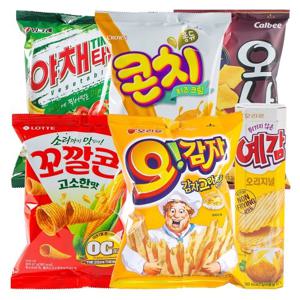 [잇츠팩] 사무실 간식 과자 농산물이당 6종세트