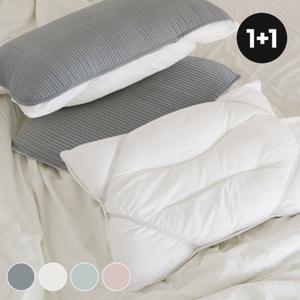 휘릭 간편교체 순면 밴딩 베개커버(50×70) 2P