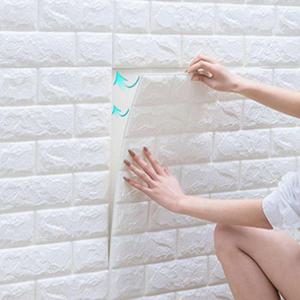 셀프 폼블럭 벽돌 시트지 붙이는 사계절 벽지 부착식 (WD33387)