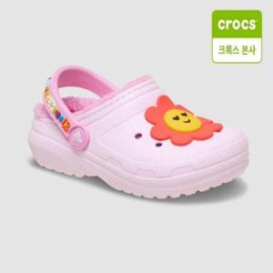 갤러리아_[크록스 본사][키즈] 클래식 라인드 데이지 클로그 토들러 21163