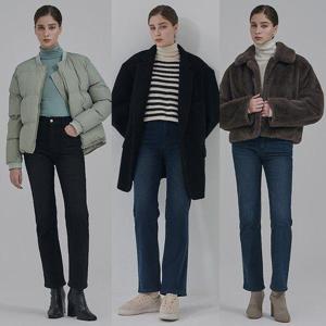 [뱅뱅][뱅뱅]25FW 여성 겨울 본딩 라이크라 데님3종_638060