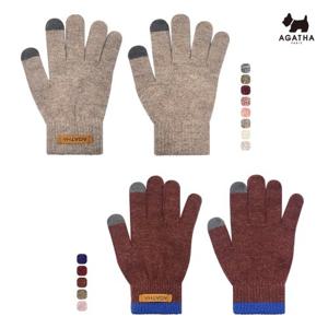 [아가타] 홈앤쇼핑 데일리 여성 니트장갑 2종택1