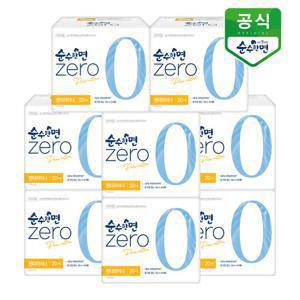 순수한면 생리대 제로 롱팬티라이너 20P x 8팩