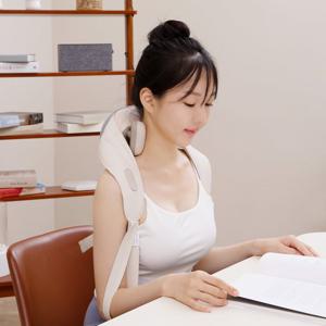 오아 커버넥 무선 목 어깨 온열 마사지기 승모근 종아리 맛사지기 뒷목 안마기