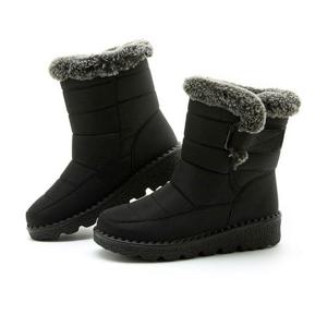 여자가을신발 양털 부츠 패딩 방한화 퍼안감 포근 겨울 신발 발목부츠 HWBA91E4