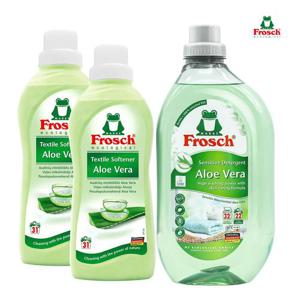 독일 프로쉬 세탁3종(알로에세탁+섬유유연제2개)