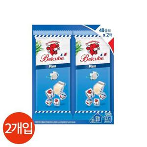갤러리아_래핑 카우 벨큐브 플레인 치즈 250g x 2개
