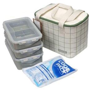 도시락용기 반찬통 락앤락 도시락 찬합 런치 도시락통 미니 3단 그린 밀폐반찬통 런치박스 HWCDD6CD