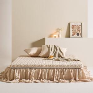 라움 순면 60수 피그먼트 누빔 토퍼매트리스 슈퍼싱글