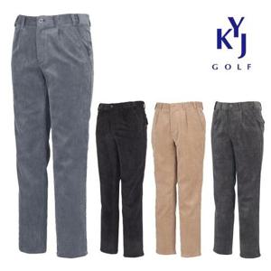 [김영주골프]겨울 코듀로이 기모 히든밴드 스판 남성 골덴 바지 DOWMSL41
