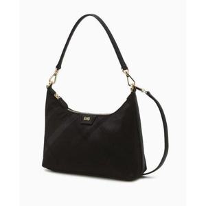 갤러리아_DCBA5F895BK 닥스 블랙 체크 원단 숄더백