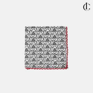 엘케이트 여자 손수건 두건 면 커치프 플라워 패턴 쁘띠스카프 LDR186