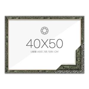 [엄지척]보석십자수액자 40x50 고급형 슬림 앤틱그린_19133074_667501