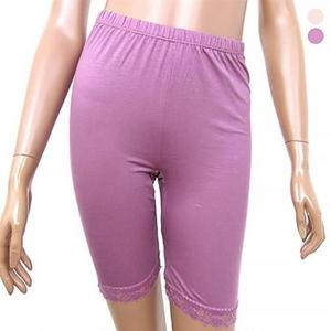 갤러리아_바풀 여성 내복 부드럽고 얇은 내의 하의 7부 - 세폭레이스 MG 0