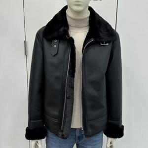 [지오지아]남자무스탕/스웨이드자켓/스웨이드무스탕/AAF4FP1106BK