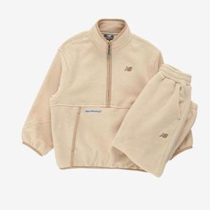 뉴발란스 키즈 플리스 아노락 우븐 팬츠 셋업 B1 NK9YF4602U 39