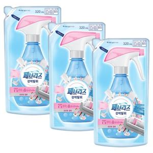페브리즈 섬유탈취제 리필 320mlX3개 은은한 꽃향