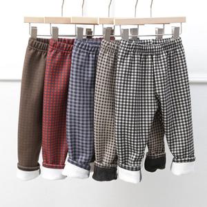 네모체크 퍼 유아레깅스