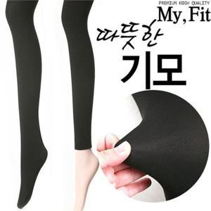 [마이핏]도톰한 겨울 기모 타이즈 기모스타킹 기모레깅스