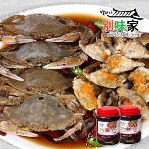 [별미가] 2kg+2kg 밥도둑 깔끔한 여수 전통방식 삼점 암꽃게 간장게장 4kg세트